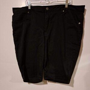 Hybrid & Company Black Shorts Women's‎ Size 24 Stretch bermude